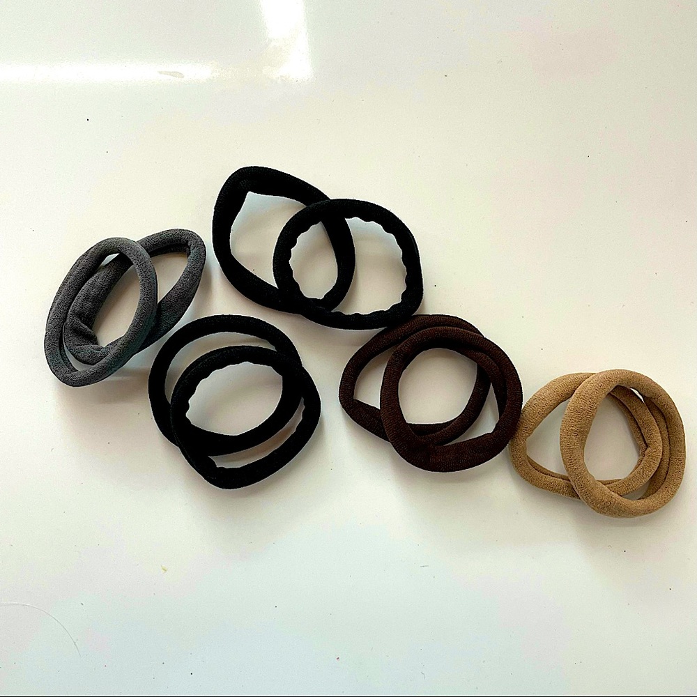Perfect Rubber bands hair tie accessory fall colors pack of 10 neutral